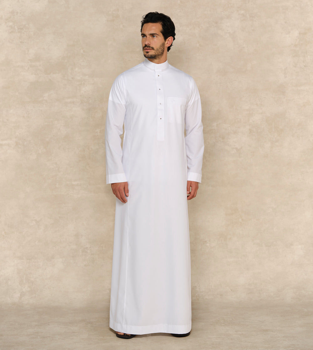 Premium White Thobe