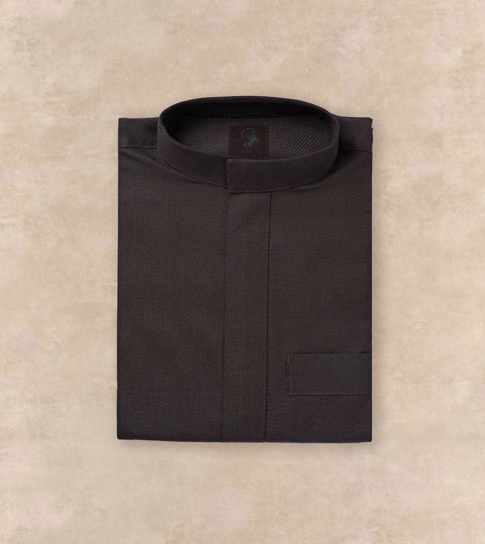 Premium Brown Wool-Blend Thobe