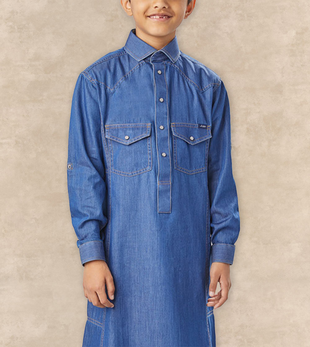 Young Warrior Smart Casual Thobe 