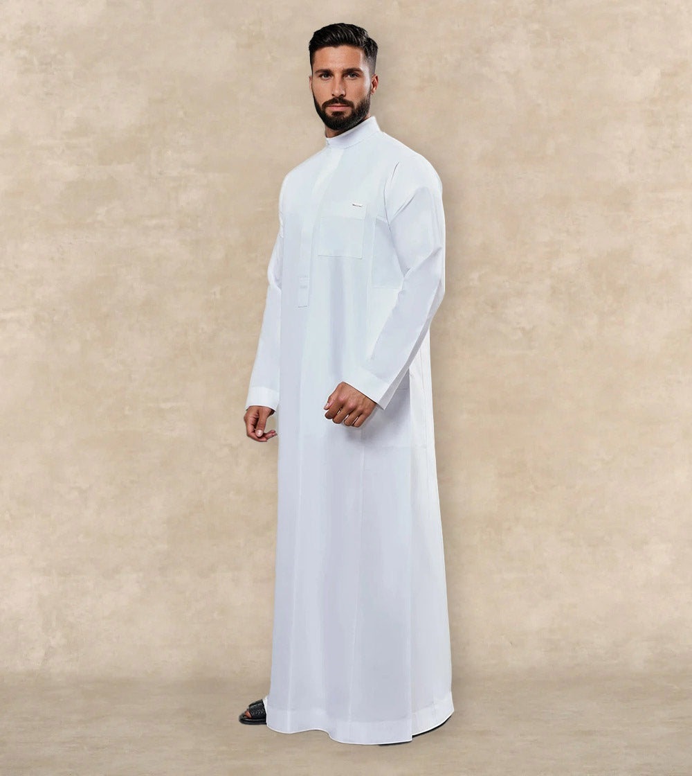 Premium White Thobe