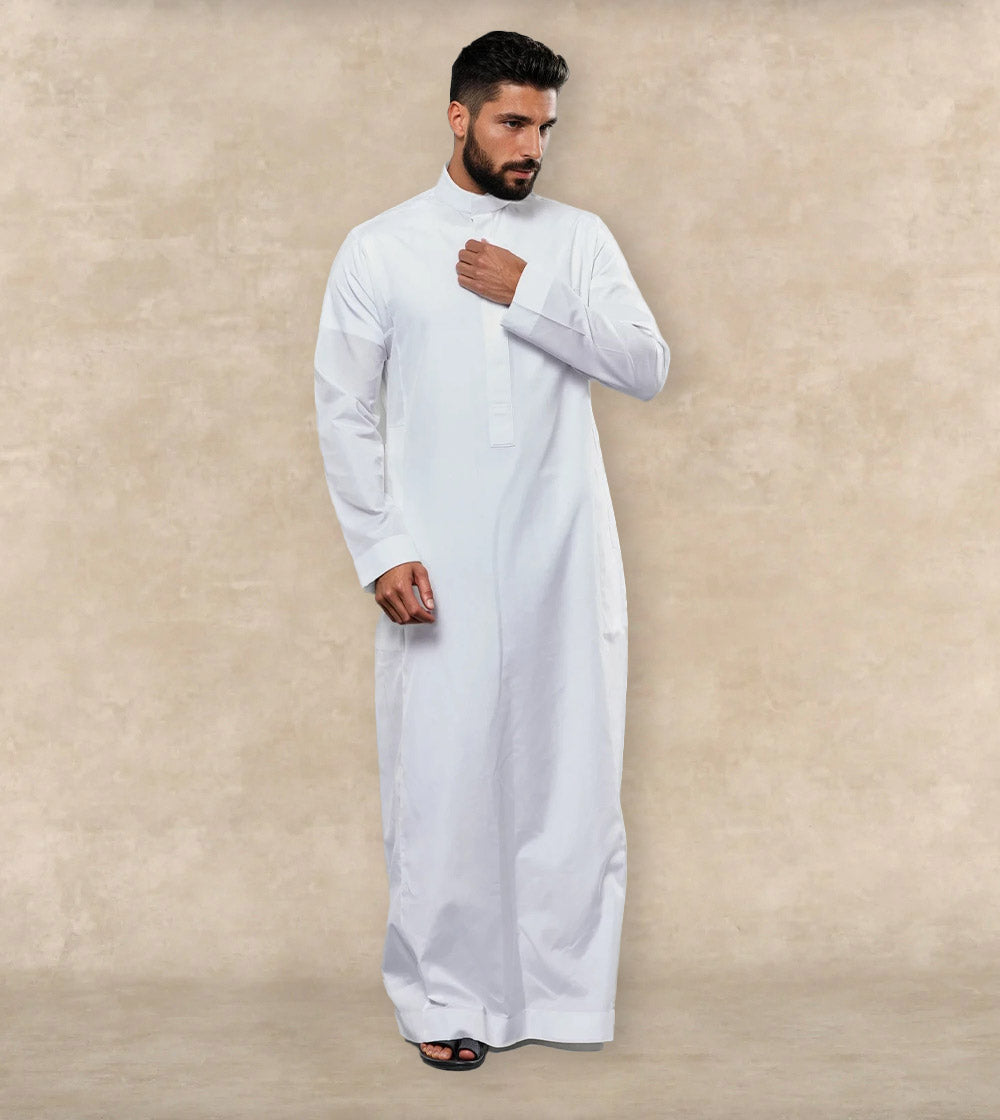 Elite White Thobe - Japanese