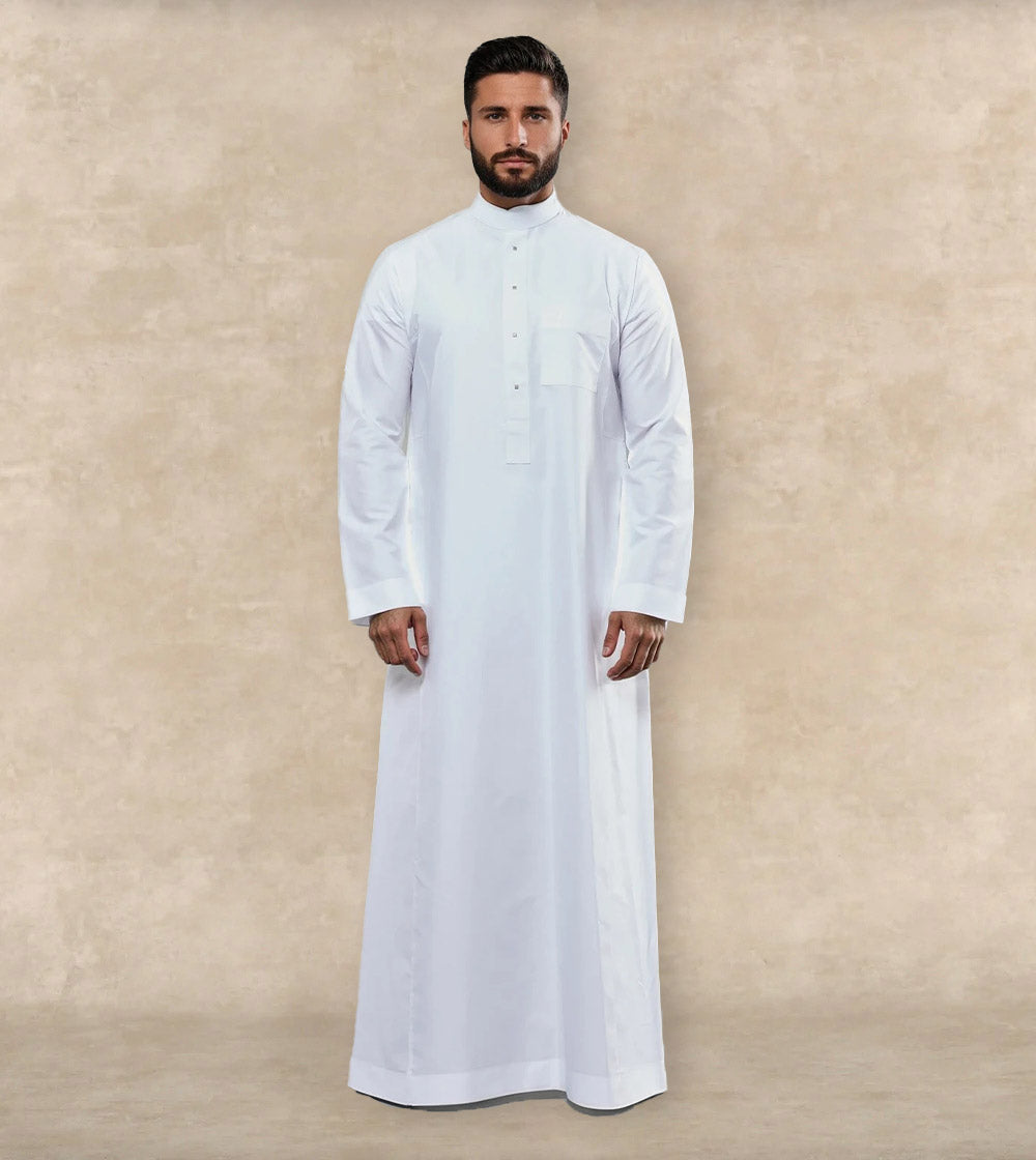 Premium White Thobe