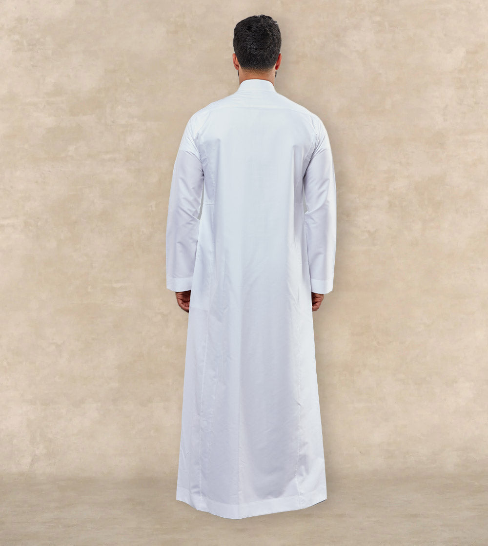 Premium White Thobe