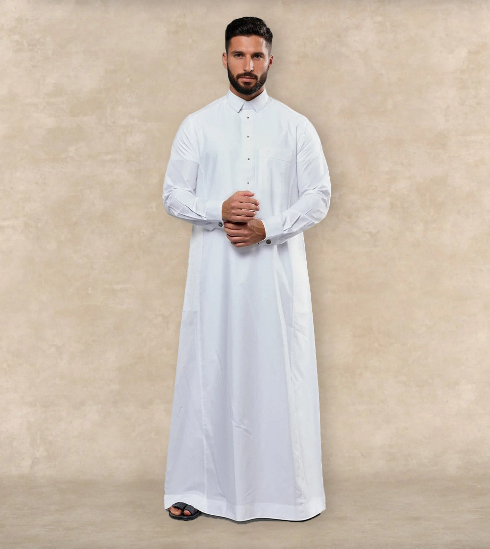Premium White Thobe