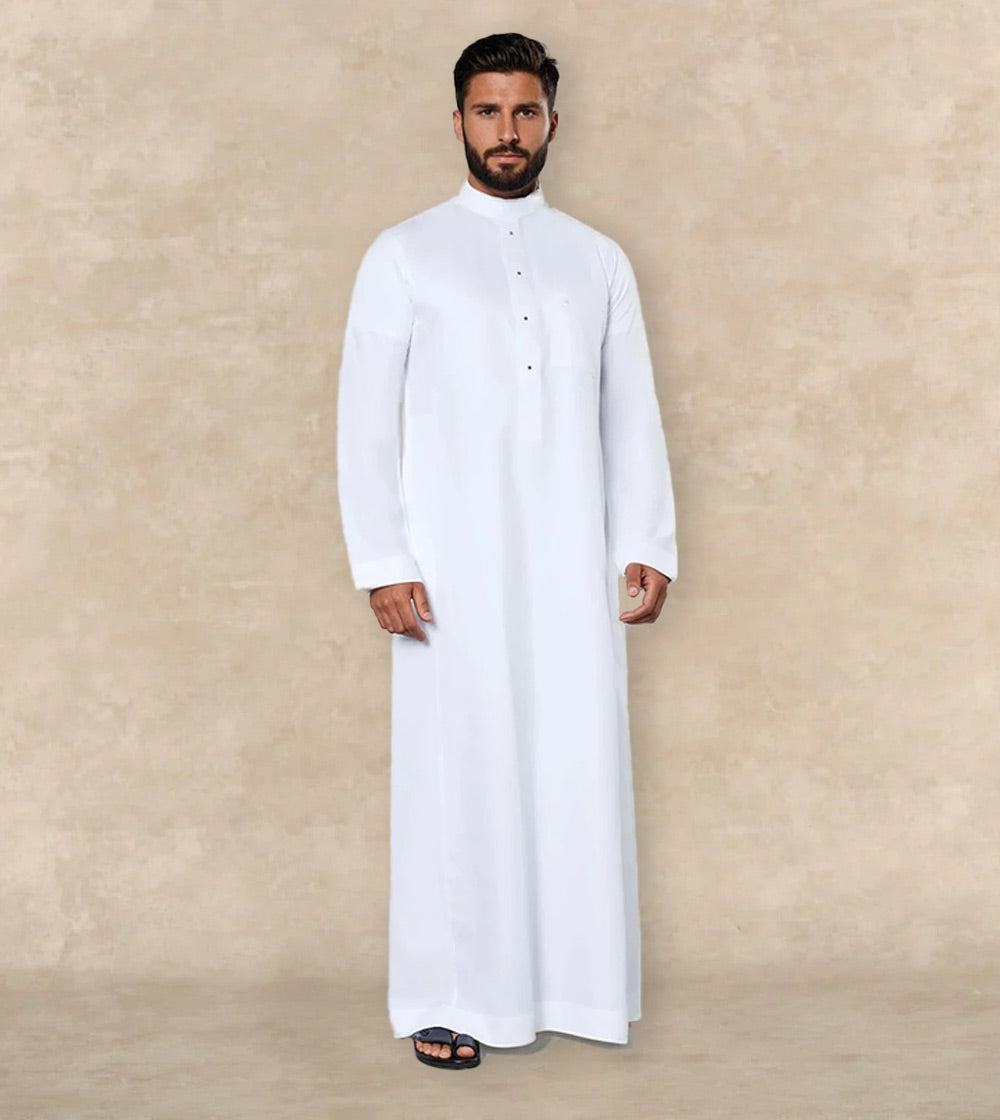 Premium White Thobe