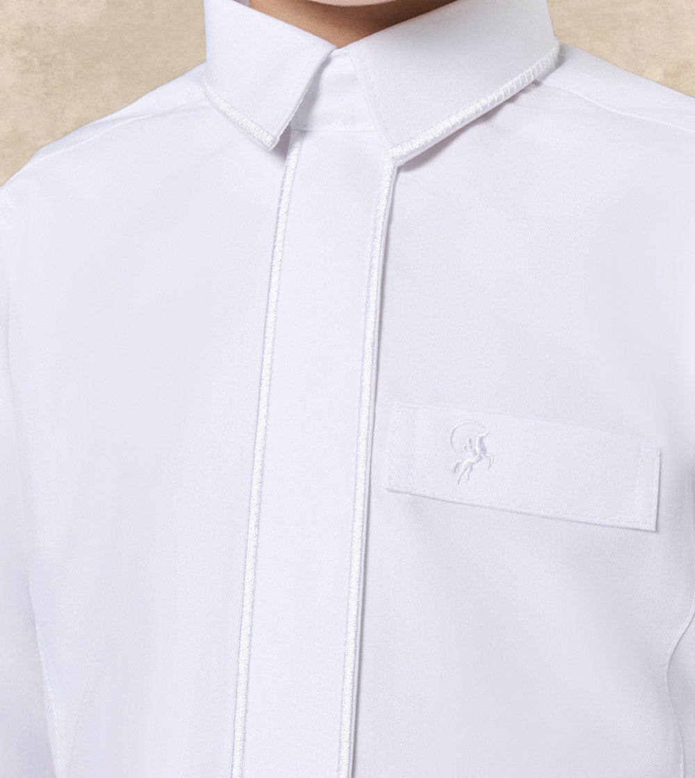 Little Warrior Thobe With Embroidery