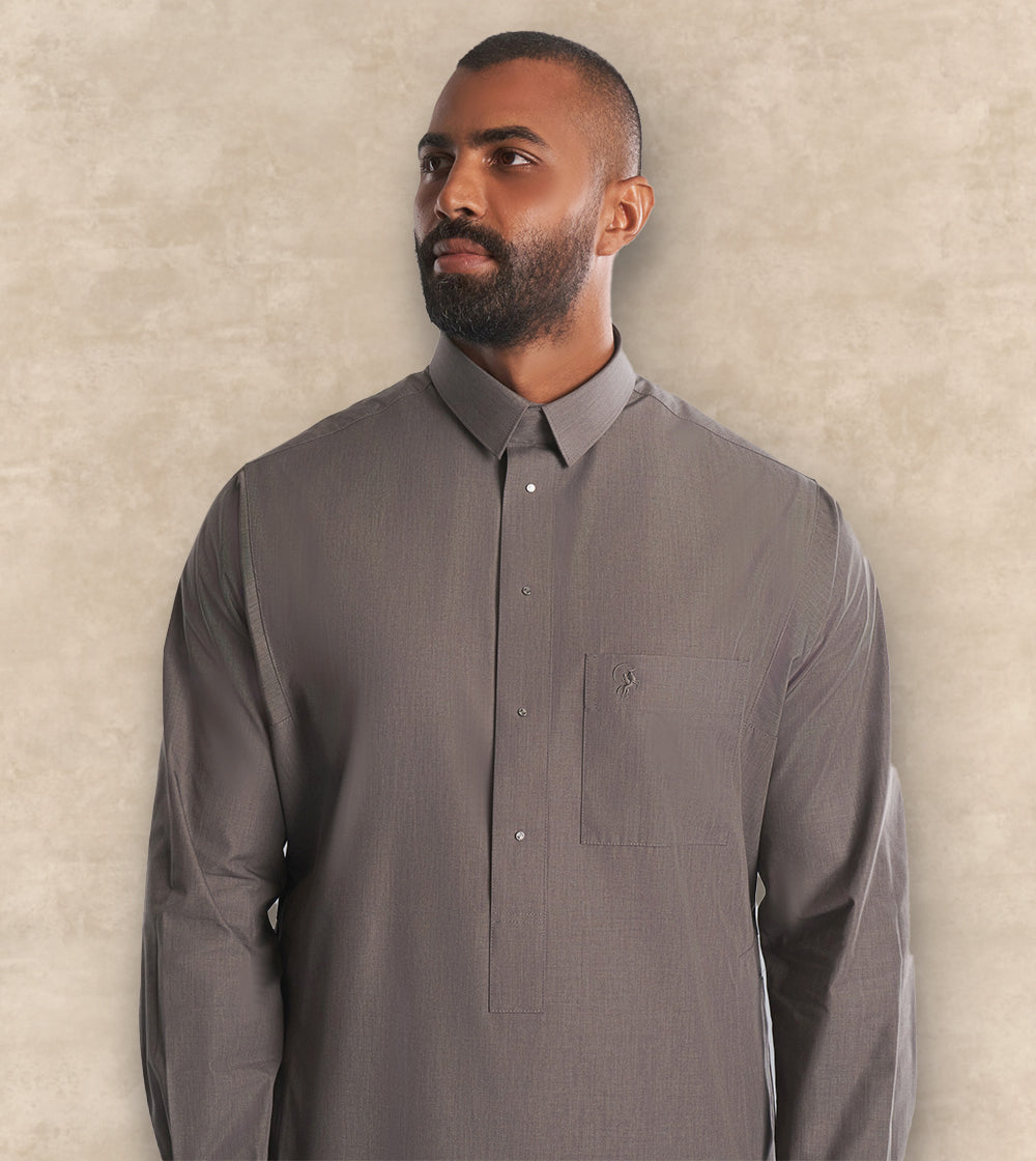 Casual Colored Winter Blend Cotton Thobe