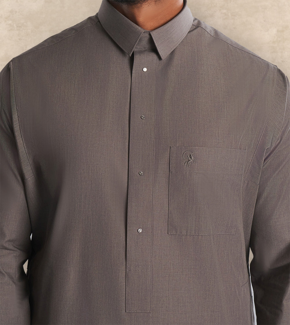 Casual Colored Winter Blend Cotton Thobe