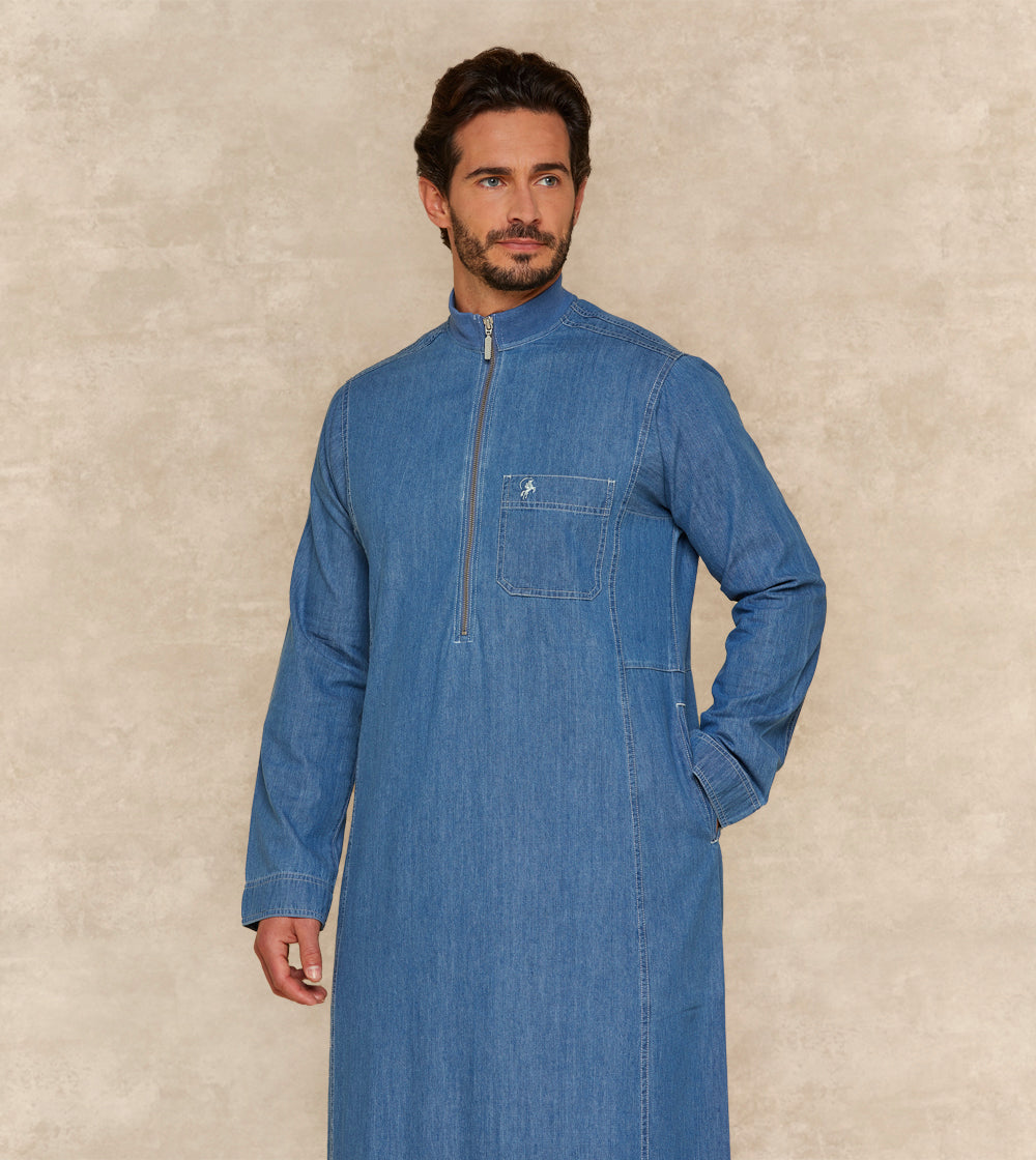 Casual Denim Thobe