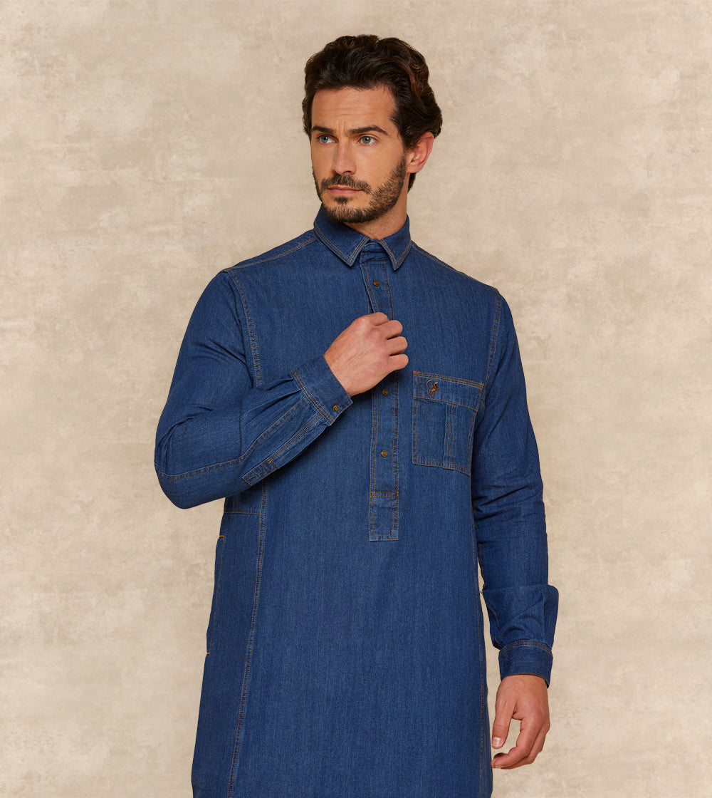 Casual Denim Thobe