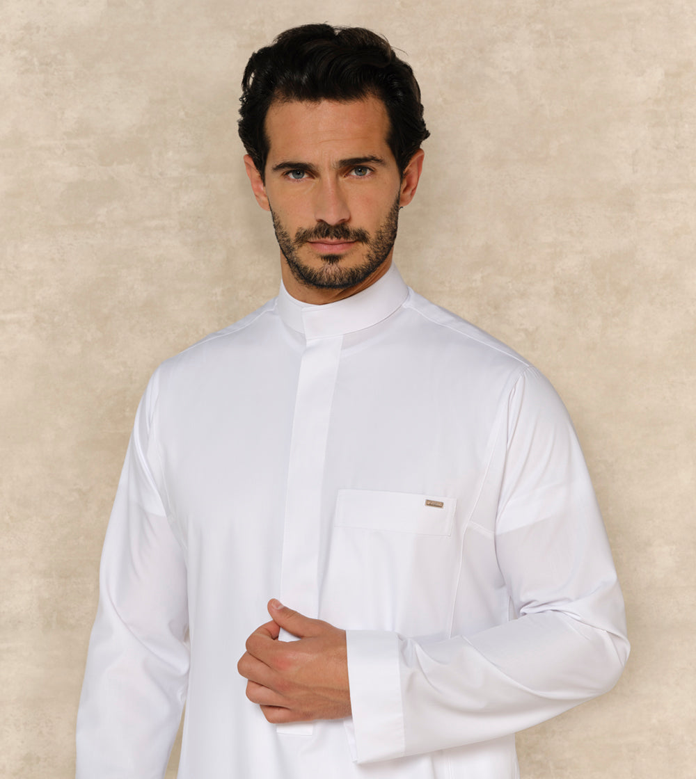 Premium Formal White Thobe
