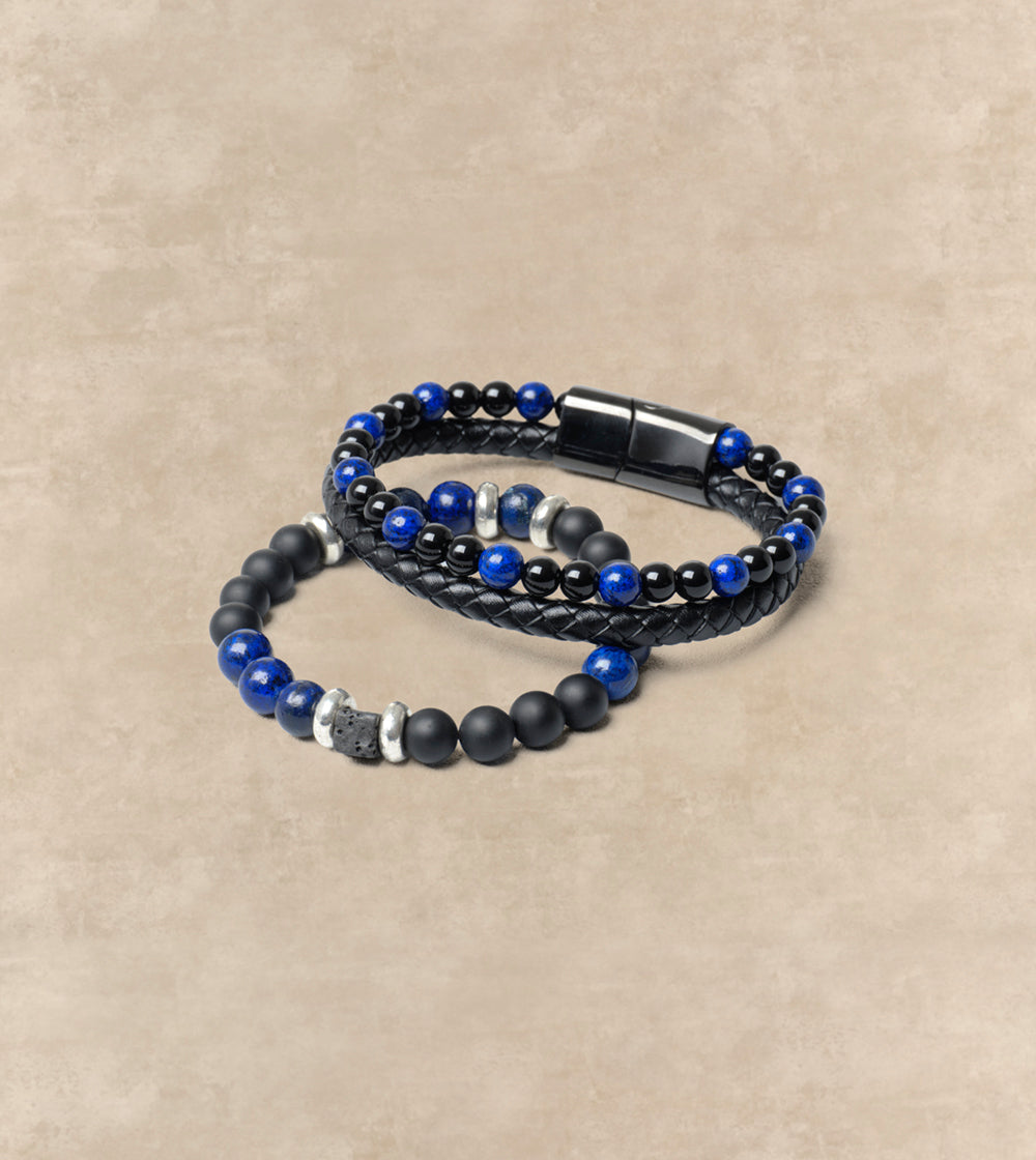 Beaded Stone Bracelet