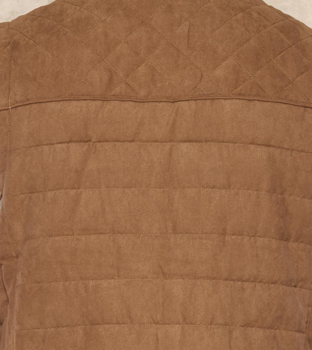 Sleeveless Gilet With High Neck Collar