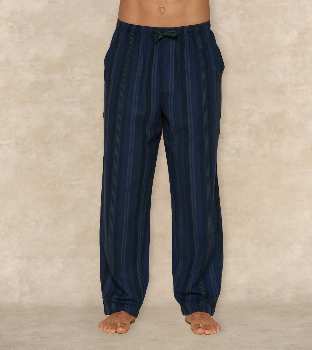 Winter Cotton Pajama Set Long Sleeves