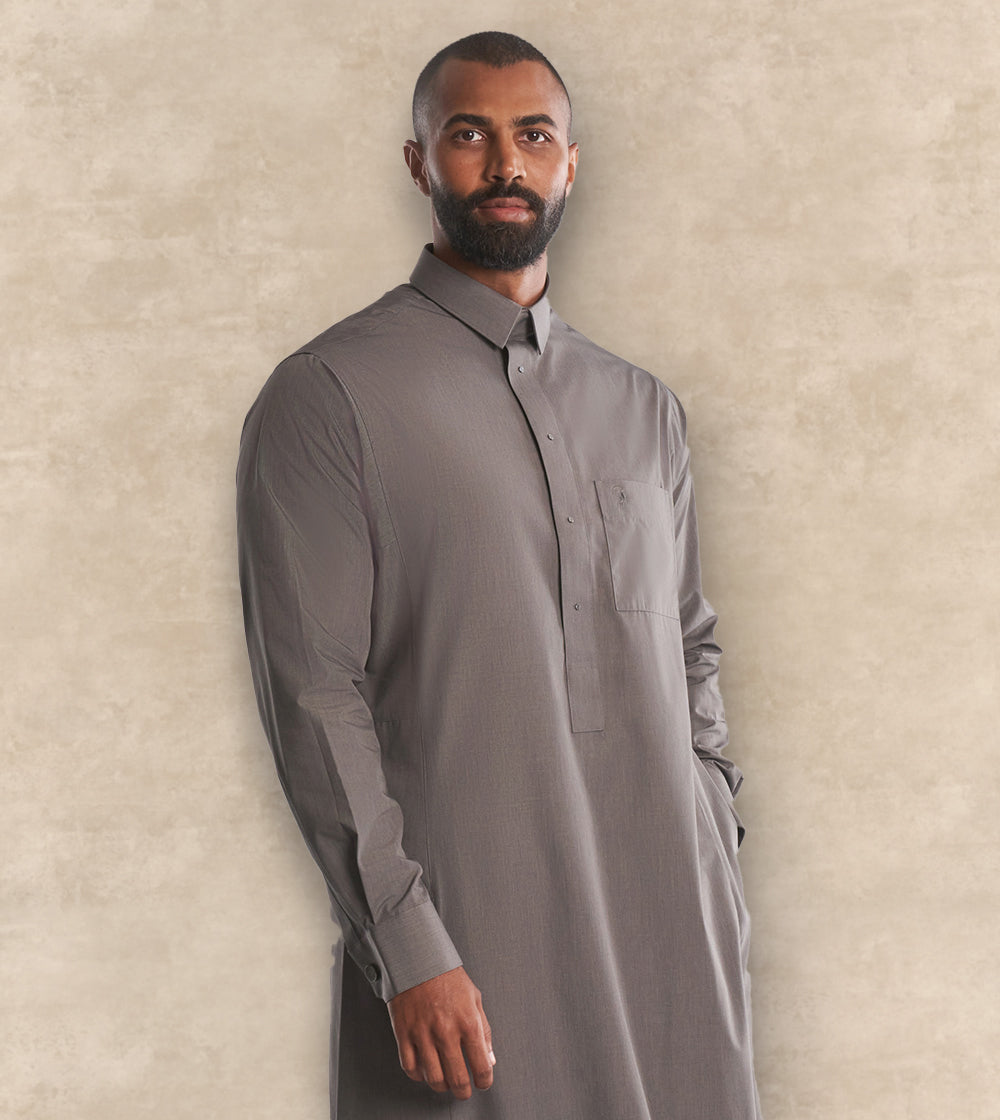 Casual Colored Winter Blend Cotton Thobe