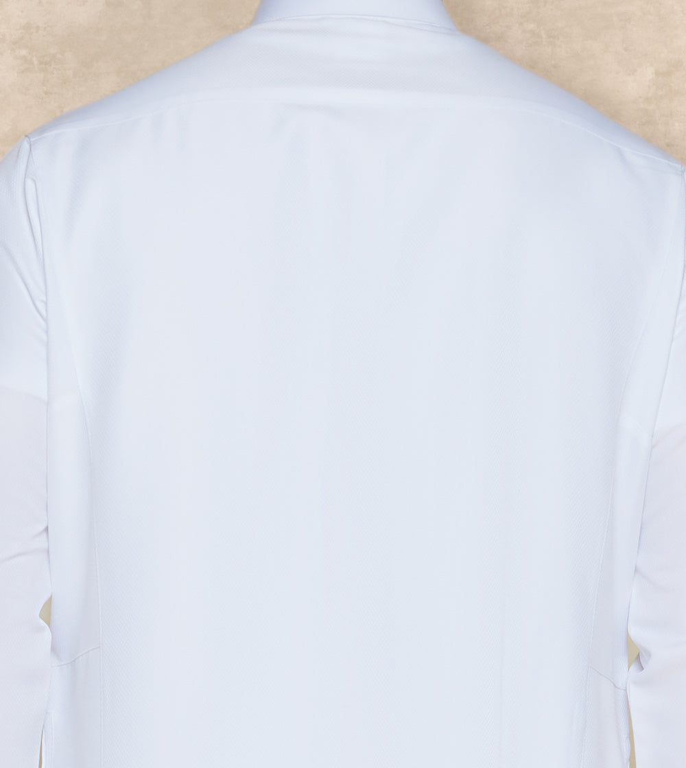 Textured White Thobe