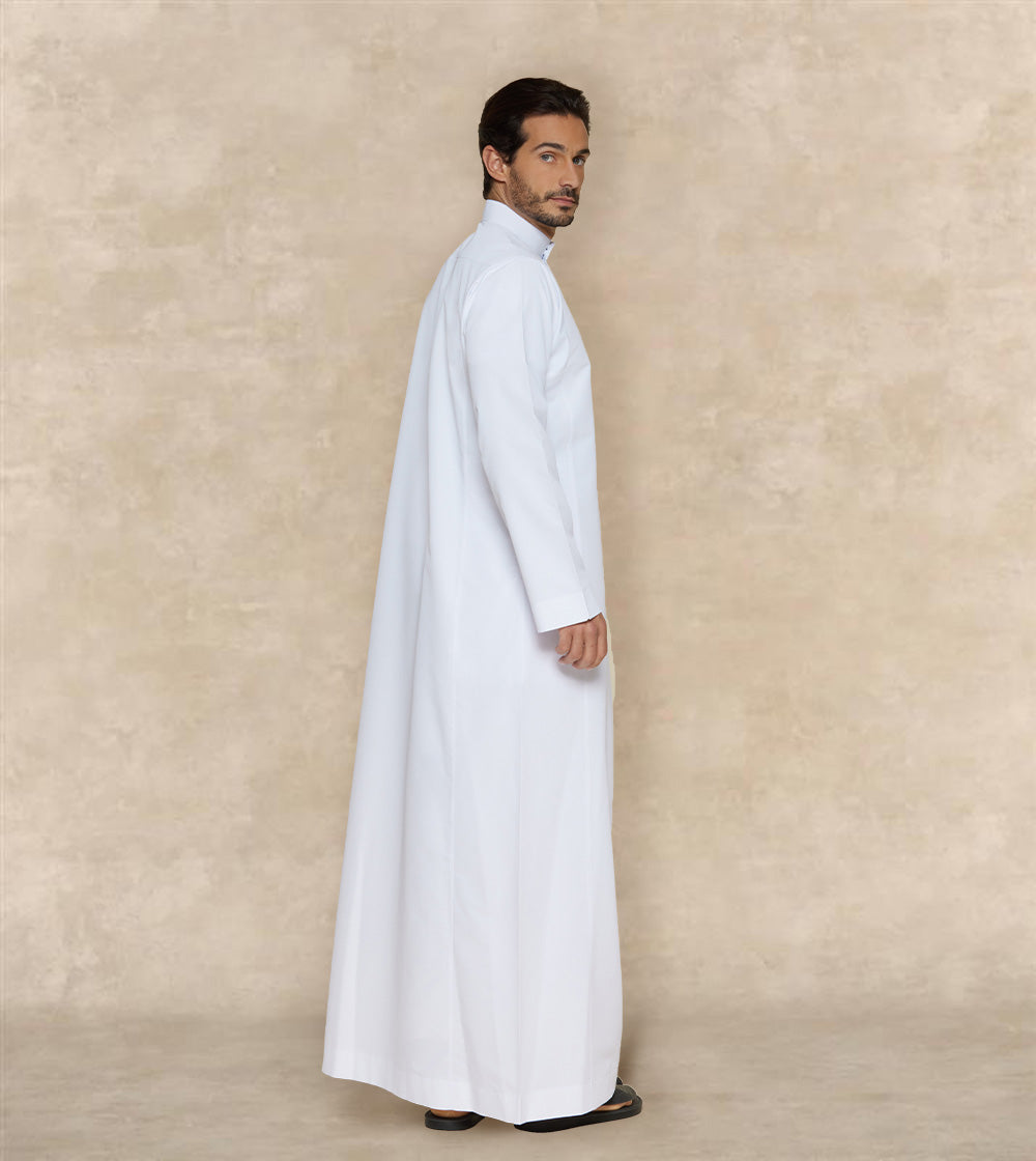 Premium White Thobe