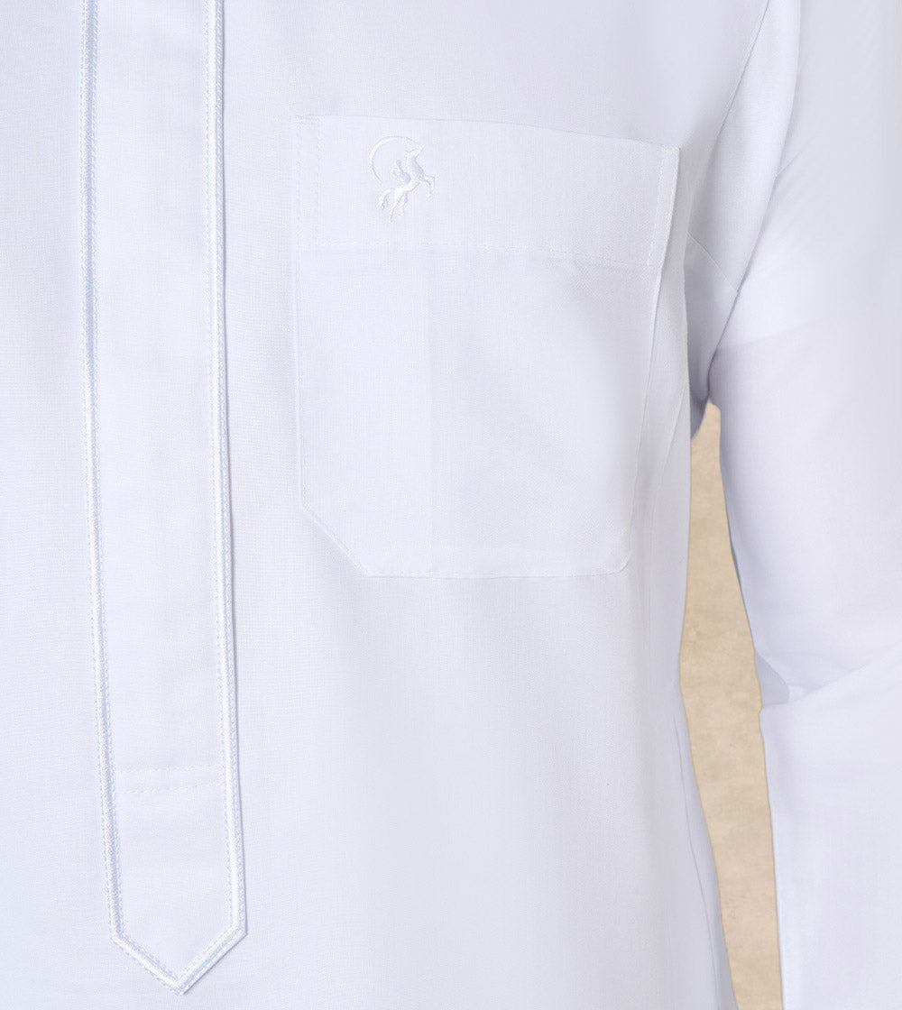 Premium White Thobe