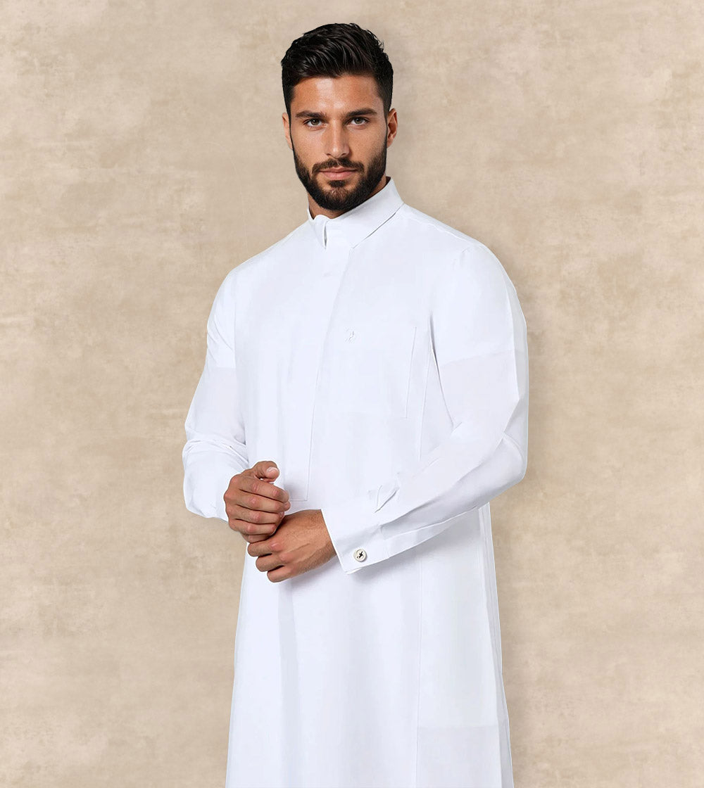 Premium White Thobe
