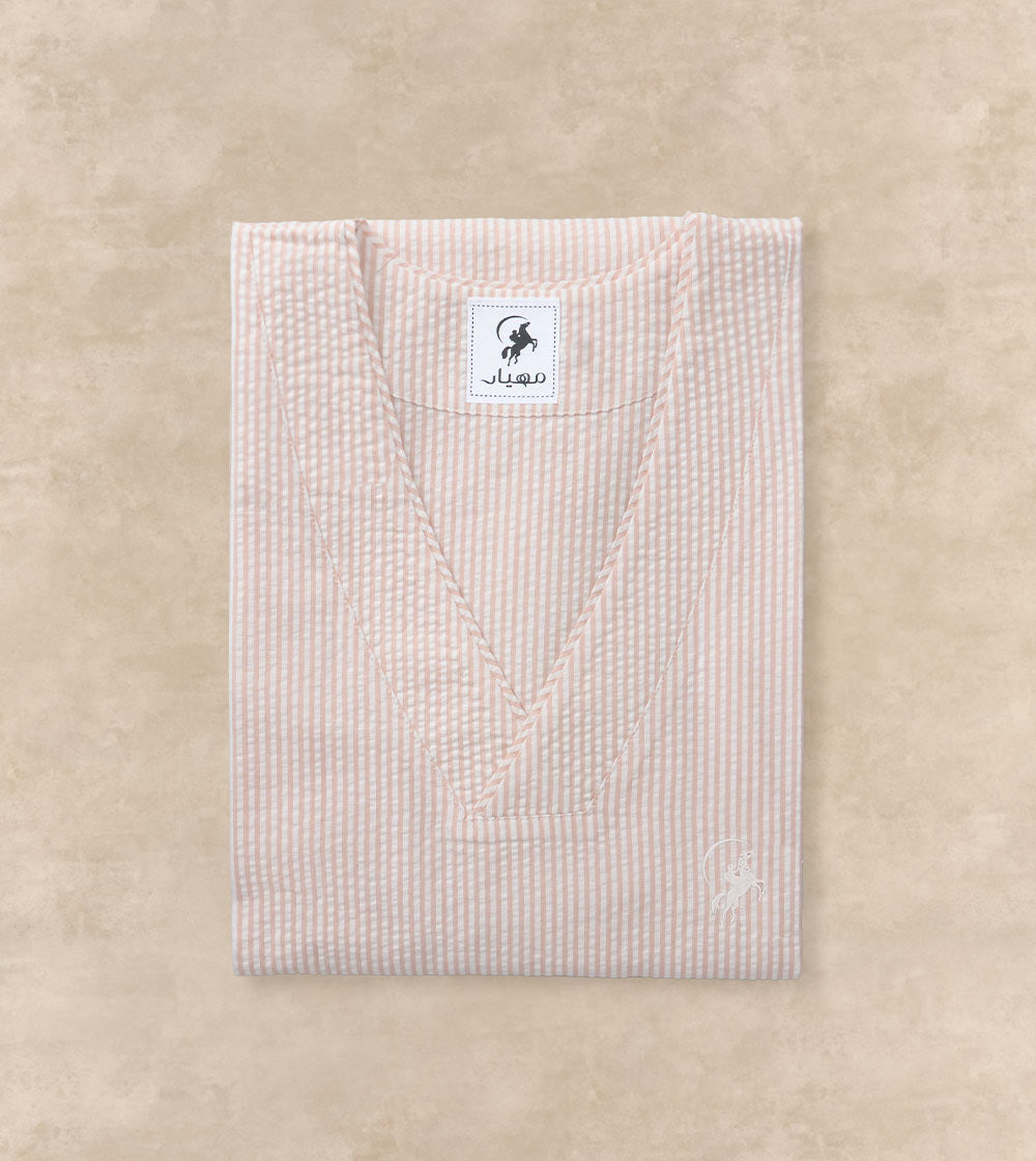 Textured Fabric Jalabiya
