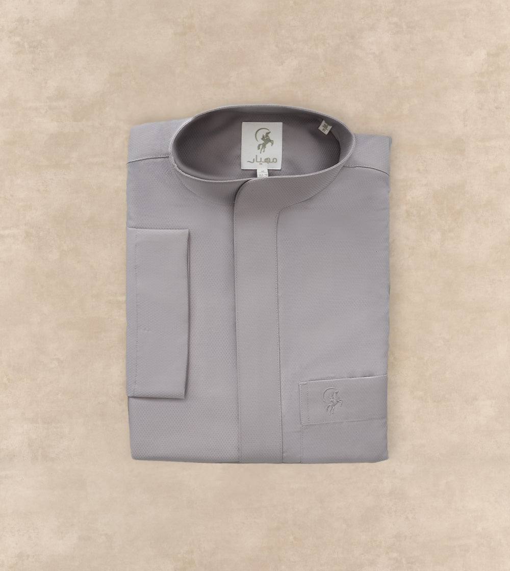 One Piece Collar Casual Thobe