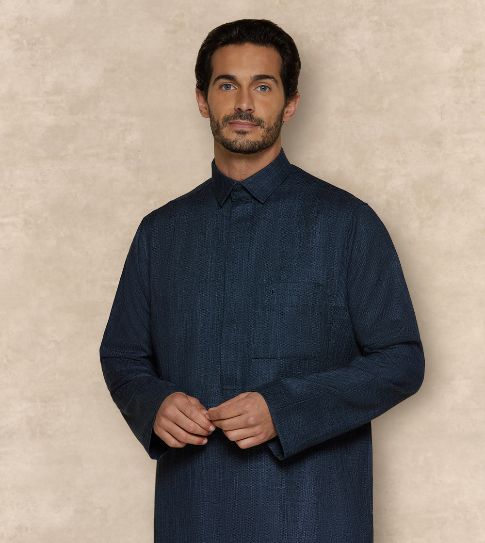  Textured Colored Formal Thobe