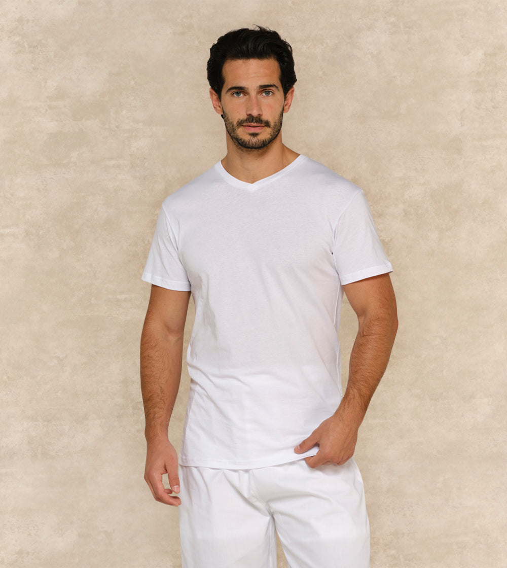 V-neck Cotton Vest