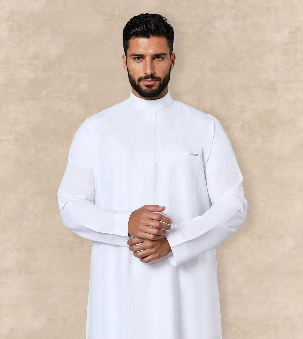 Premium White Thobe