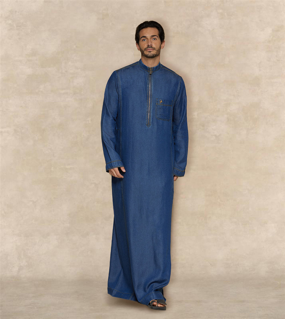 Casual Denim Thobe