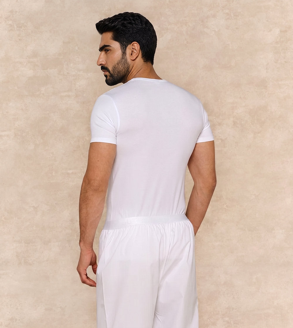 V-neck Cotton Vest