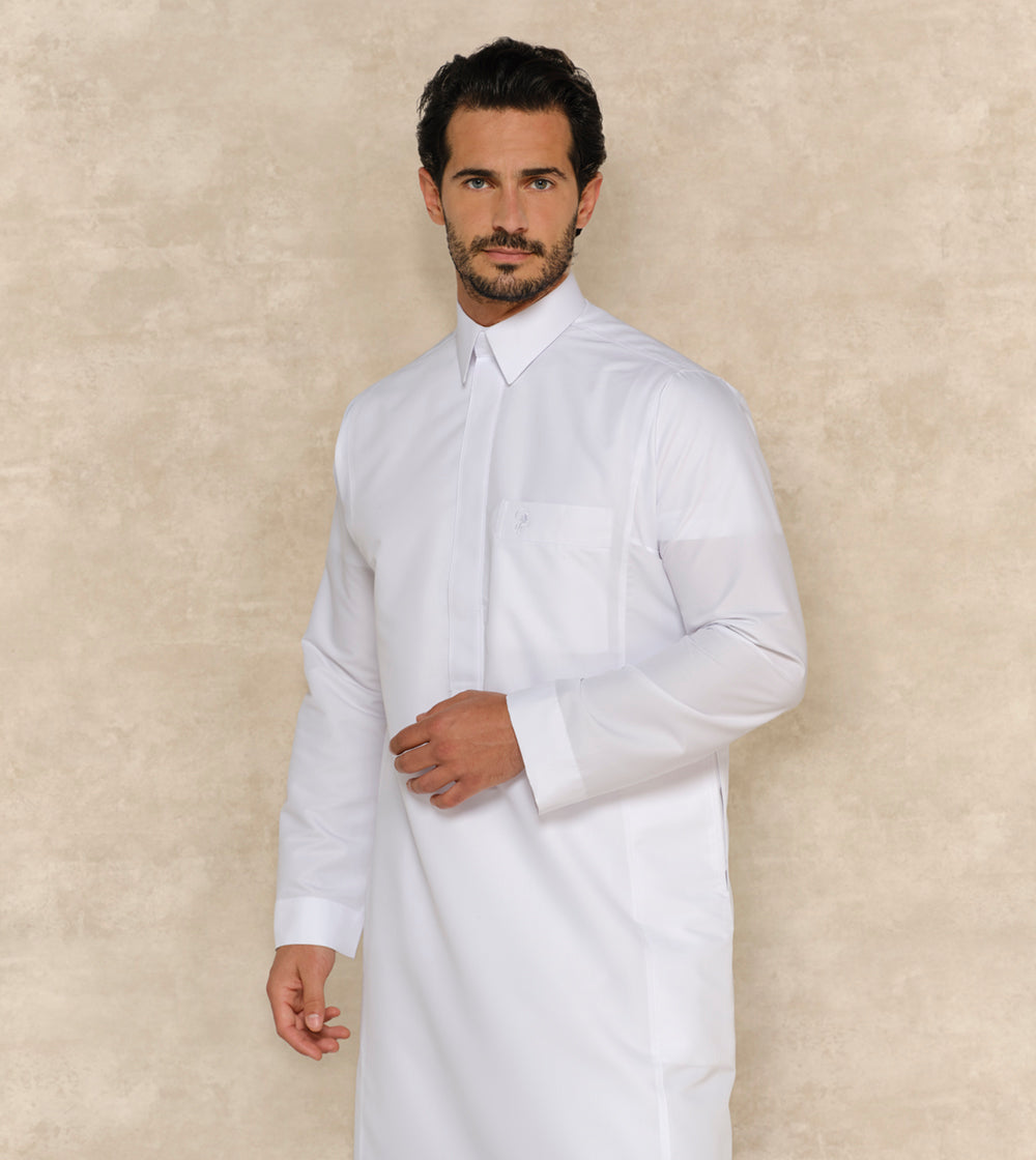Premium White Thobe