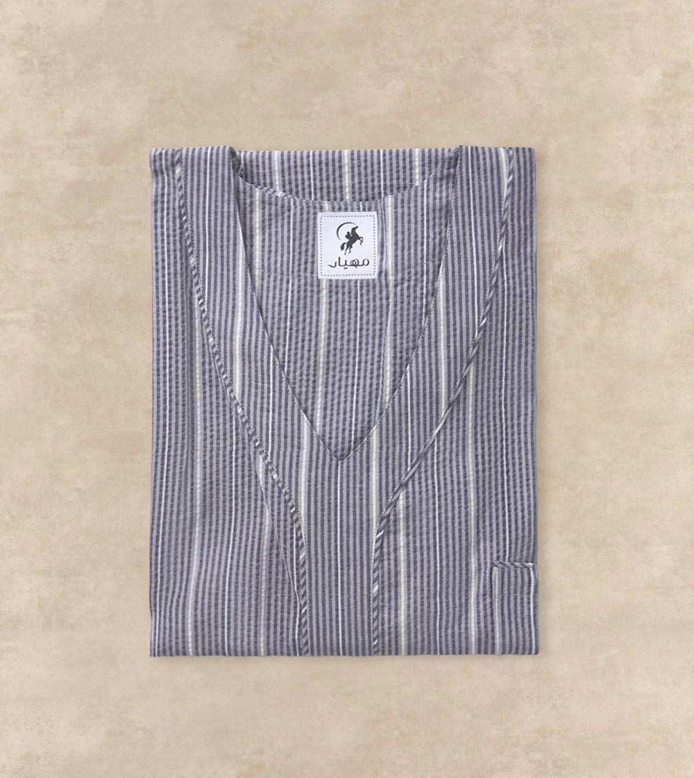 Textured Fabric Jalabiya