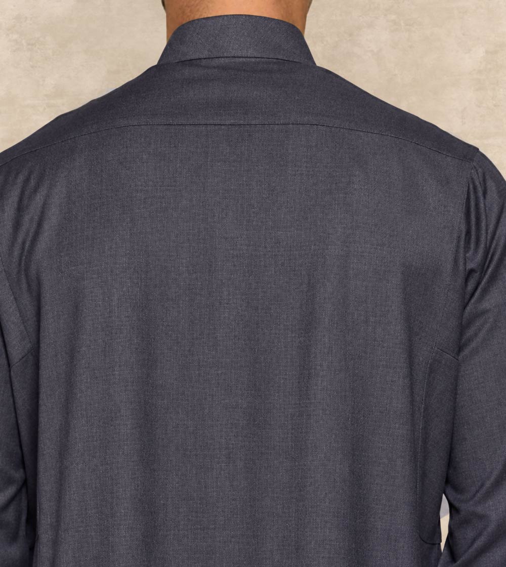 Smart Casual Colored Thobe One-Piece Collar
