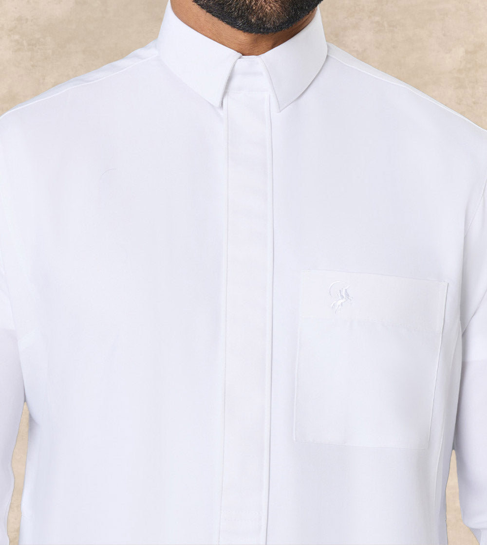 Premium White Thobe