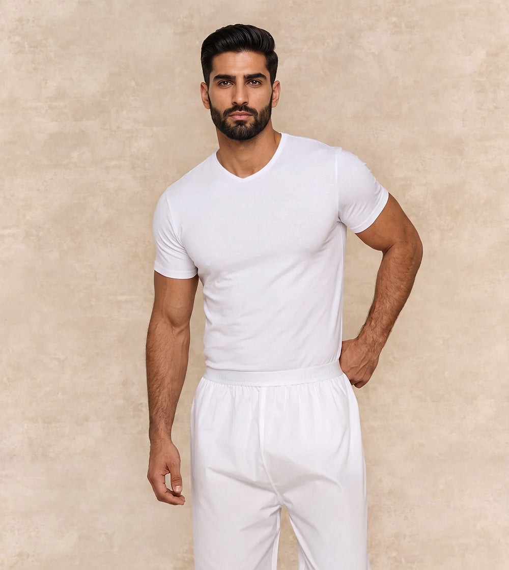 V-neck Cotton Vest
