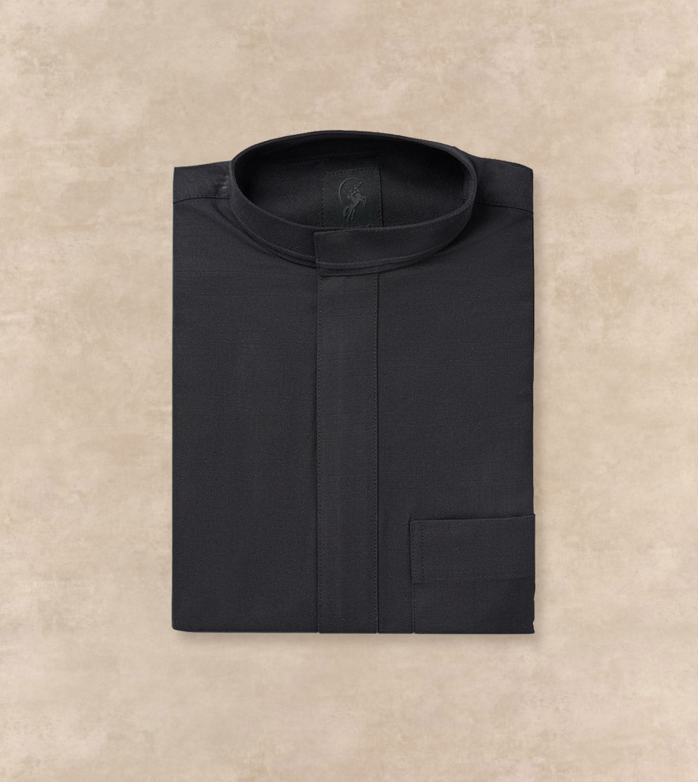 Black Thobe Designer Collar