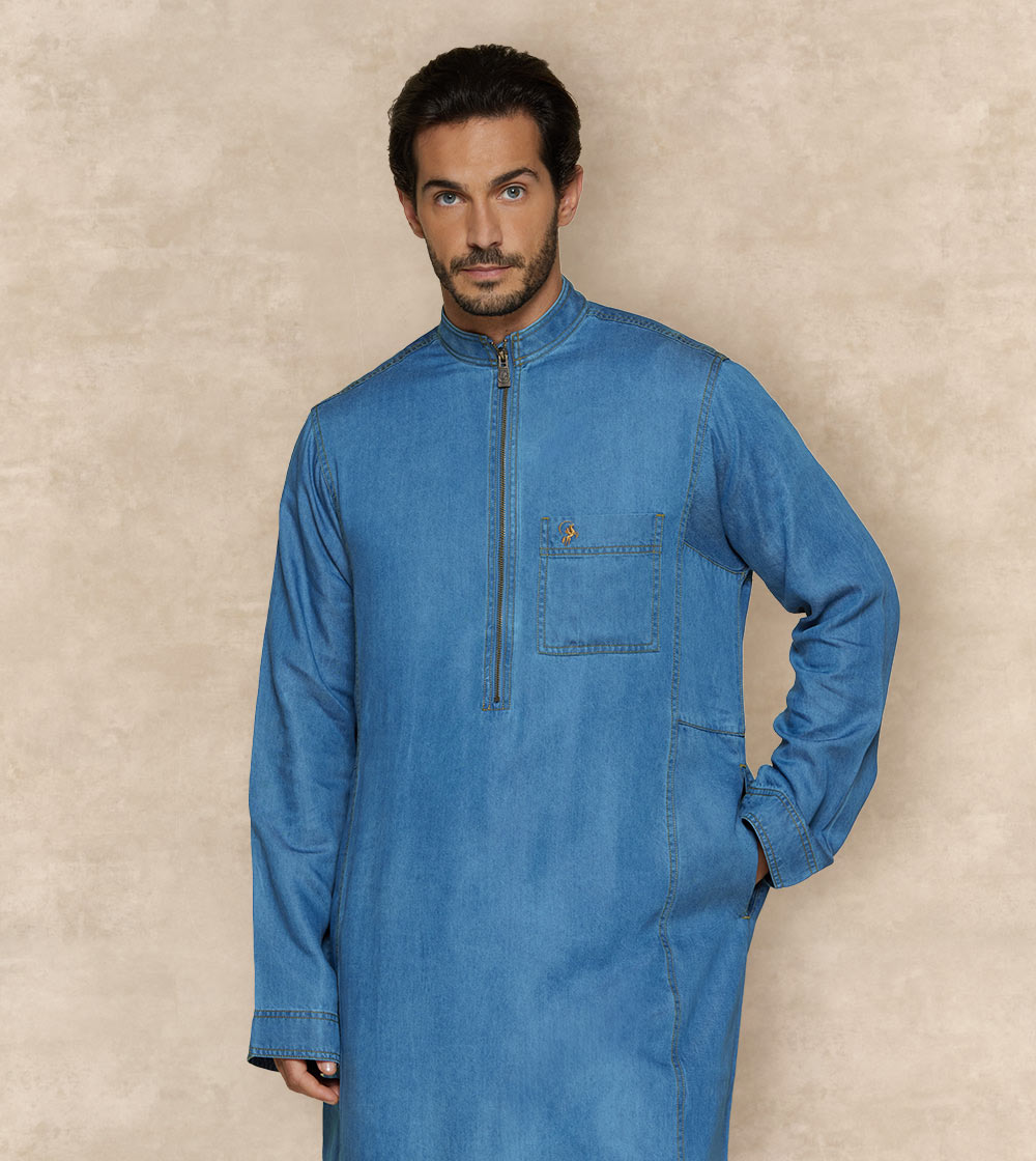 Casual Denim Thobe