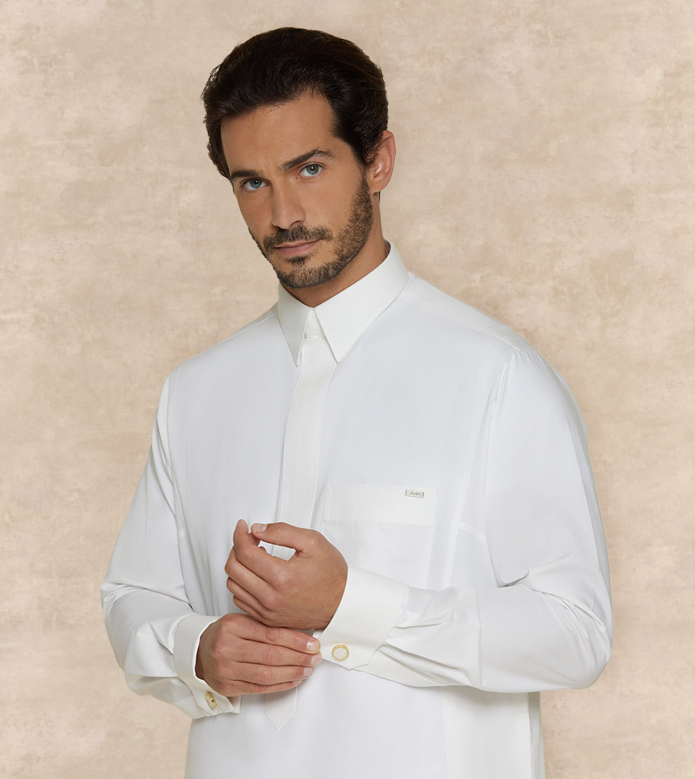 Premium Thobe Designer Collar