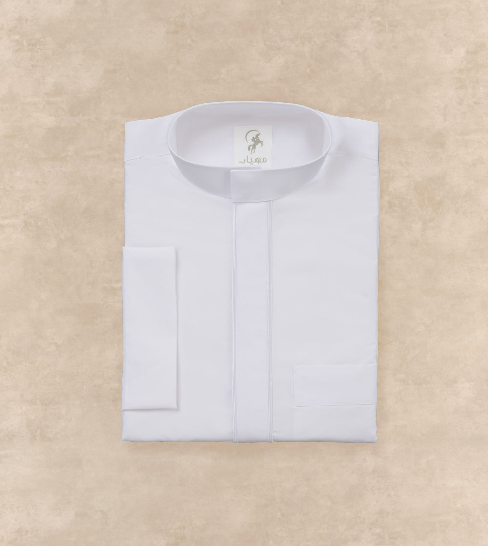  White Thobe With Embroidery