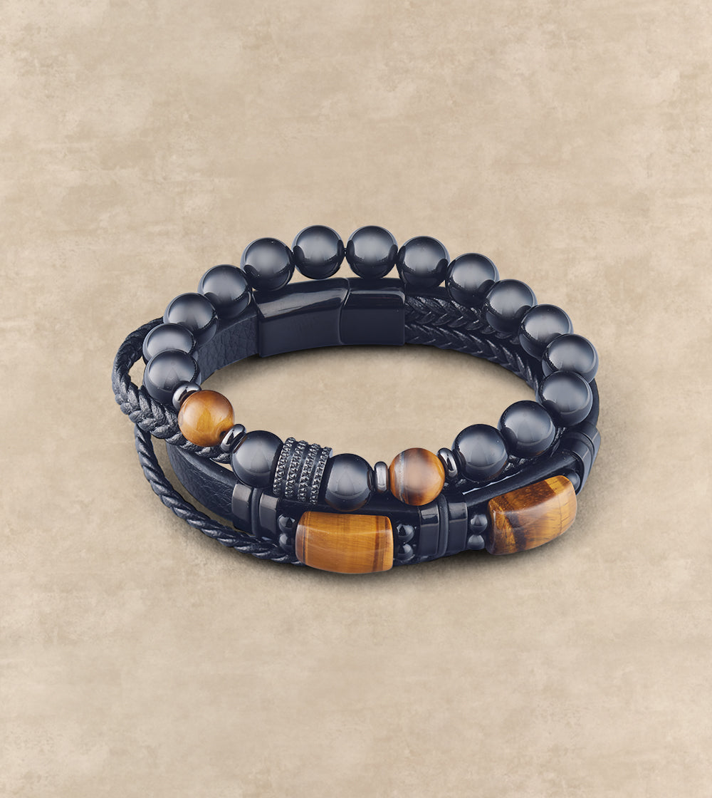 Beaded Stone Bracelet