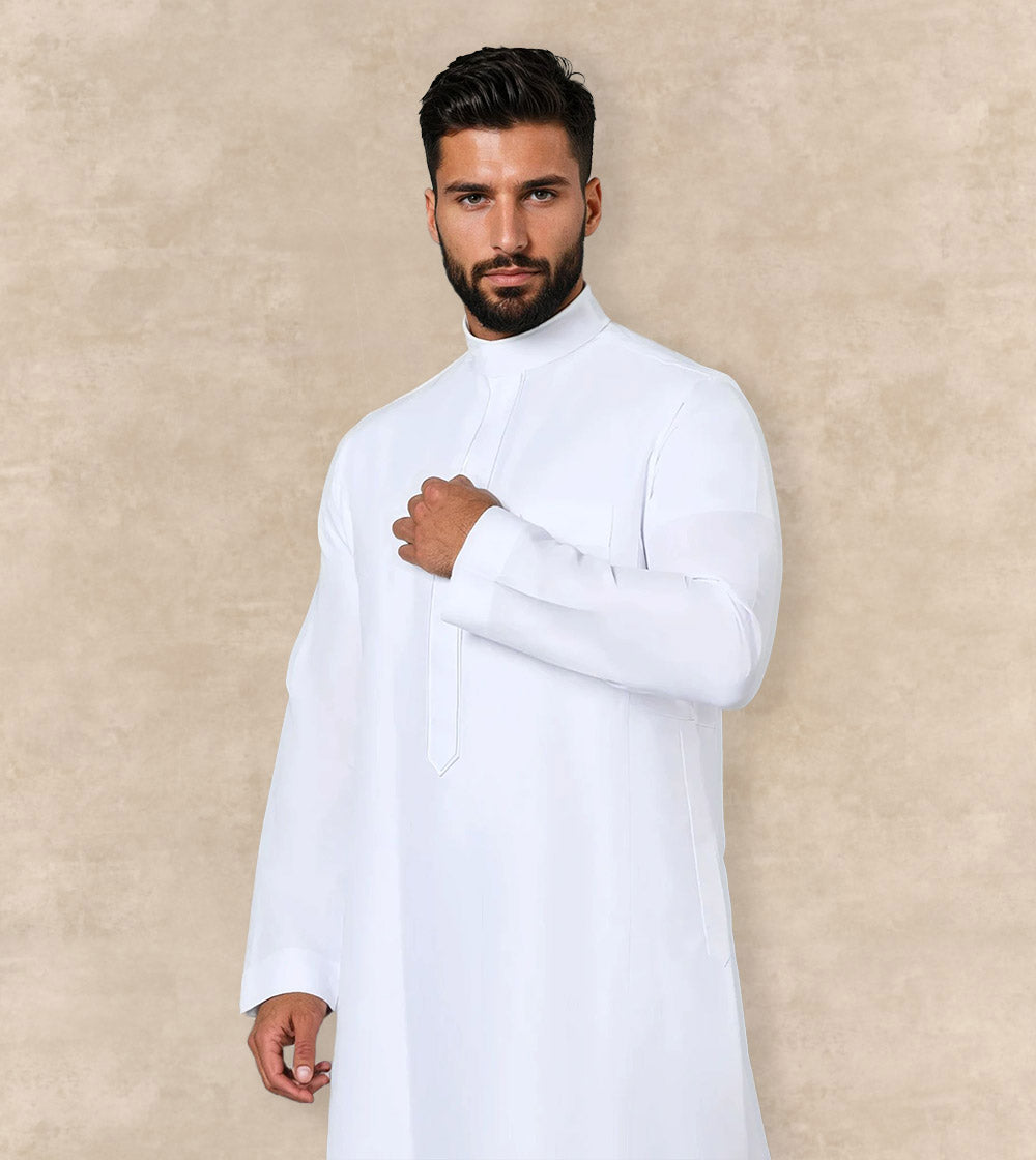 Premium White Thobe