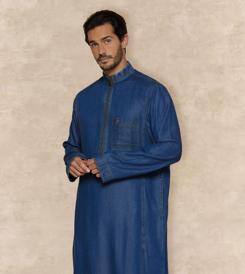 Casual Denim Thobe