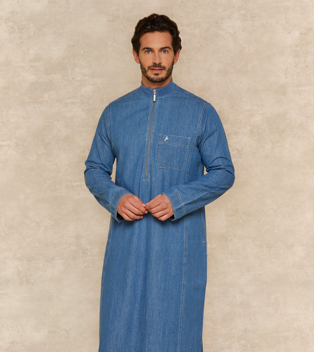 Casual Denim Thobe