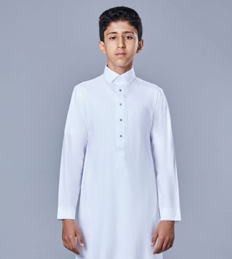 ثوب للفارس الصغير بقماش ياباني