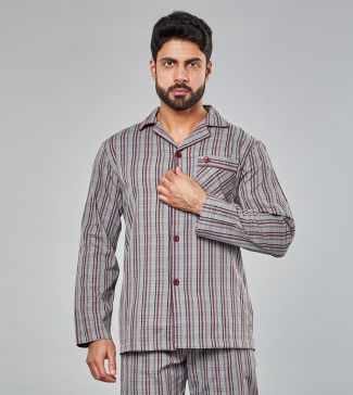 Classical Mens Pajama Set - Two Pieces