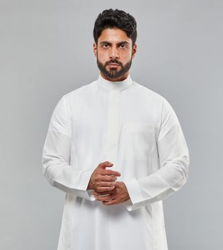 Formal Thobe With Japanse Fabric