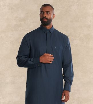 ثوب ملون شتوي كاجوال