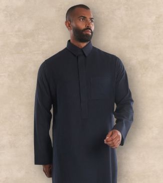 ثوب ملون شتوي كاجوال