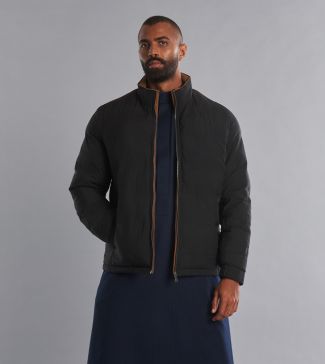 Full Sleeve Jacket With High Neck Collar
