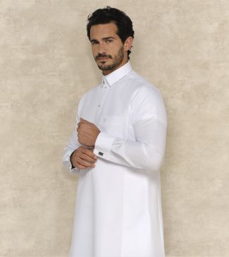 Premium Formal White Thobe